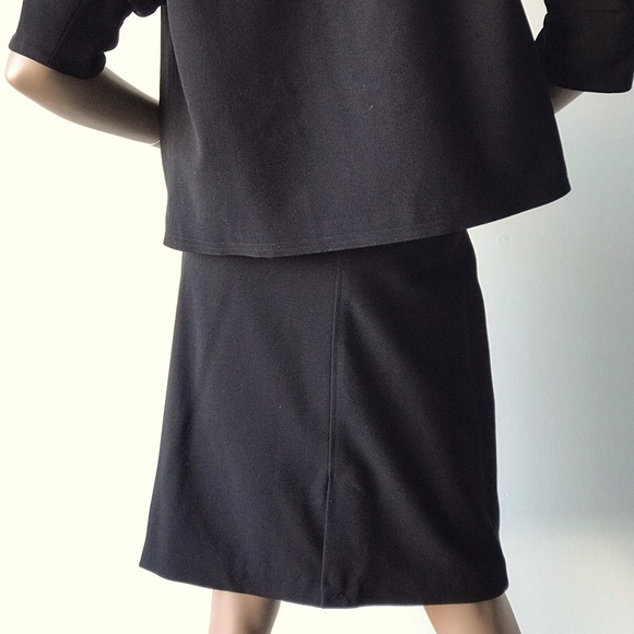 #057 Sz 10 Skirt | Larry Levine Classic Black Skirt | NWT 💃🏽 - Picture 2 of 7